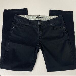 Prana Bedford Canyon Straight Leg Black Pants 10